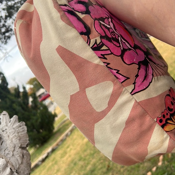 Vintage Ed Hardy Tote by Christian Audigier Vintage RARE - Picture 13 of 15